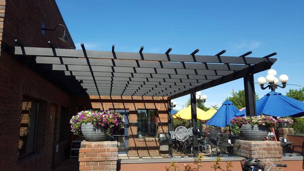 Blueflower Sunrooms - Service - Claresholm PERGOLA-2 (1) Polycarbonate Patio Cover