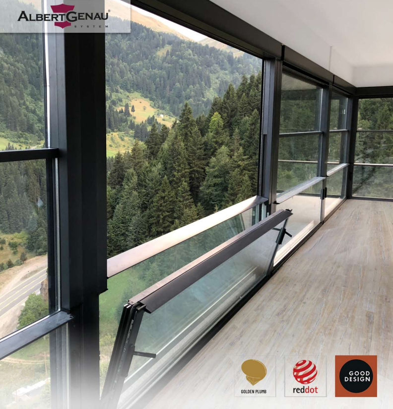 Albert Genau glass wall systems Security Rollshutters